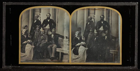(Portrait de groupe de huit membres de la famille Eynard-Lullin)